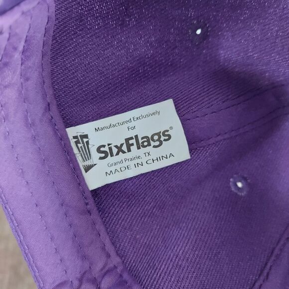 Joker Funko Baseball Cap Hat Official Six Flags Snapback Purple/Gray DC Comics - Picture 7 of 8